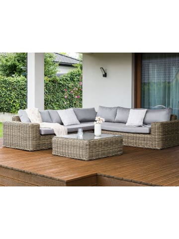 Beliani Kissenbezug PALERMO in Grau - (W) 143 x (H) 9 x (L) 79 cm