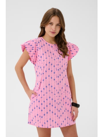 CULTURE Kleid CUmarco Feminine in Begonia Pink/Nautical Blue