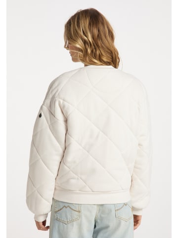 DreiMaster Vintage Quilted Sweatjacke in Creme