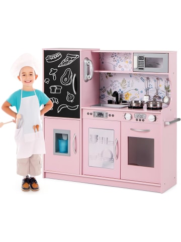 COSTWAY Kinderküche mit 10 Spielzubehör in Andere