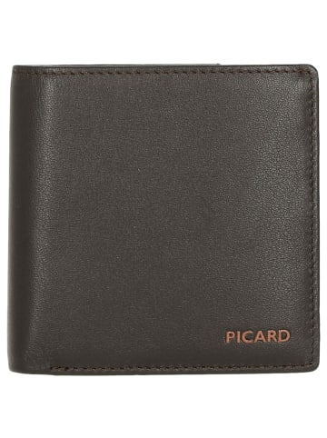 PICARD Franz 1 - Geldbörse 3cc 10 cm Rindsleder (cafe) in cafe