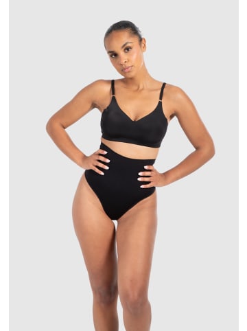 SMILODOX High Waist String Nysa in Schwarz