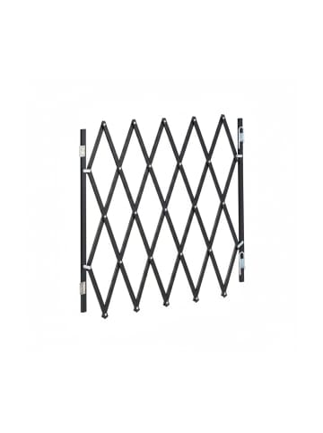 relaxdays Hundeabsperrgitter in Schwarz - (B)118 x (H)69 cm
