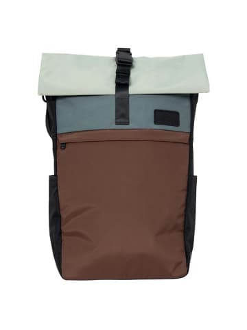 Doughnut Jetpack Go Wild 22 - Rolltop Rucksack 48-68 cm erw. (black x brown) in grey x brown