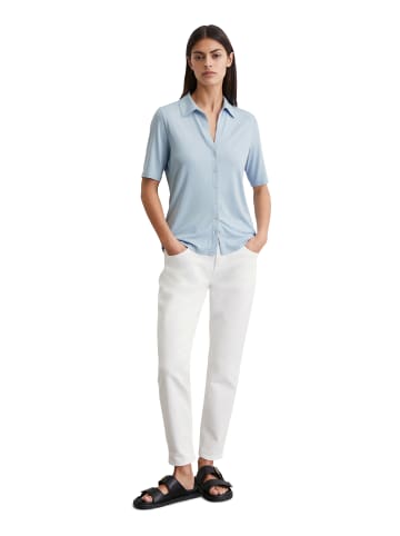 Marc O'Polo Kurzarm-Jerseybluse in smooth sky