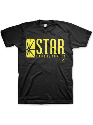 DC Flash T-Shirt "Star Laboratories Big Tall T-Shirt" in Schwarz
