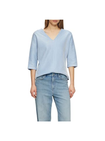 S.OLIVER RED LABEL Langarmshirt in Blau