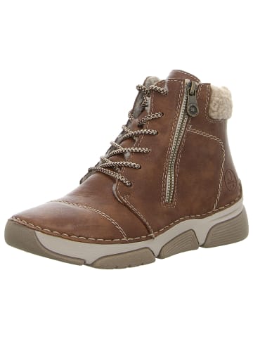 rieker Schnürstiefelette in braun