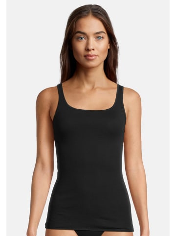 Nina von C. Unterhemd / Top Fine Cotton in Schwarz / weiß
