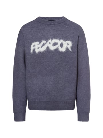 PEGADOR Strickpullover Tripole in grau - 0001