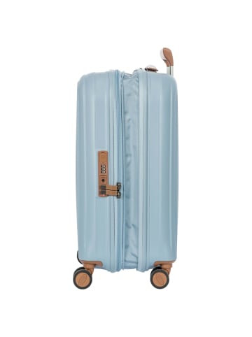 BRIC`s Taormina - 4-Rollen-Kabinentrolley S 55 cm erw. USB (hellblau) in hellblau