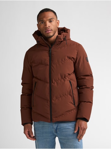 Petrol Industries Pufferjacke mit V-Steppung forgejunction in Braun