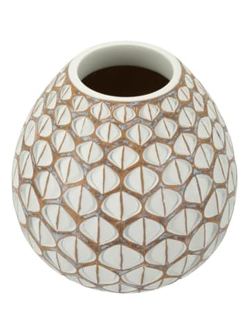 Mauro Ferretti Weiße Harzvase ø 27x27 cm