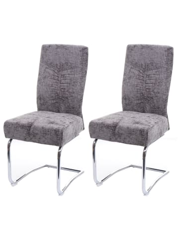MCW 2er-Set Esszimmerstuhl G56, Dunkelgrau