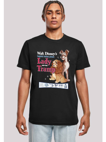 F4NT4STIC T-Shirt Disney Susi und Strolch Distressed Classic Poster in schwarz