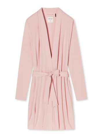 Schiesser Bademantel Kimono in Rosa