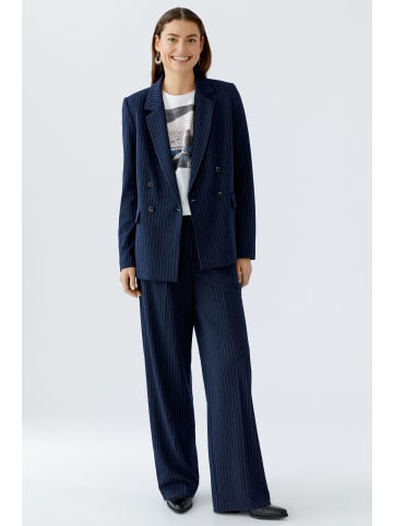 Oui Blazer in dk blue camel