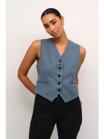 Kaffe Weste KAulrikke Tight fit in Indigo Pinstripe