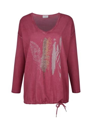 MIAMODA Sweatshirt in rosenholz
