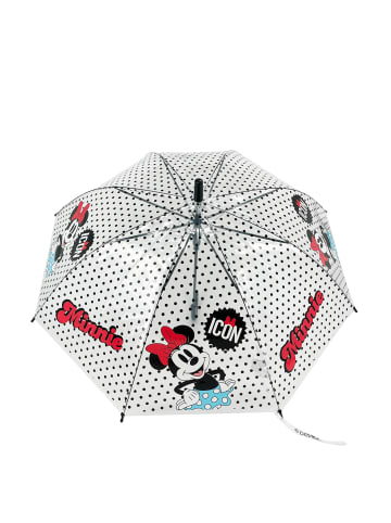 Disney Minnie Mouse Icon Kinder Mädchen Automatik-Regenschirm in Mehrfarbig