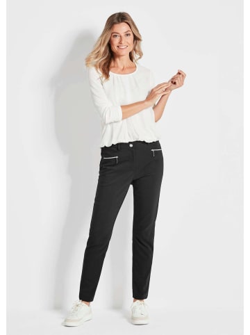 GOLDNER Lange Schlupfhose BELLA in schwarz