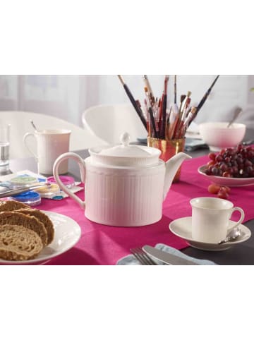 Villeroy & Boch 6er Set Mokka- / Espressotassen Cellini in Weiß 100 ml in weiß