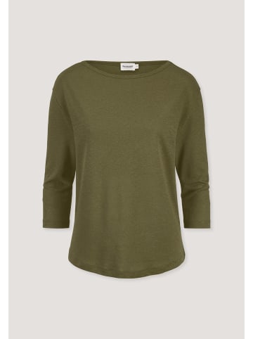 Hessnatur Longsleeve Relaxed in goldoliv