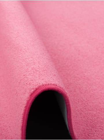 Snapstyle Trend Velours Teppich Joy Rund in Rosa