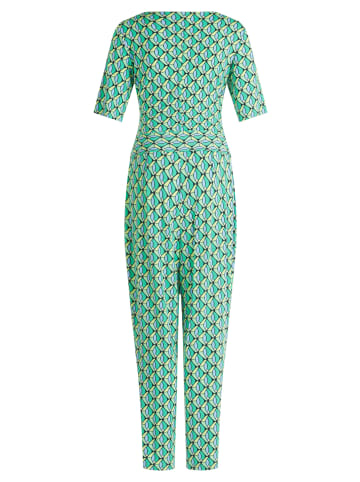 Betty Barclay Jumpsuit mit Eingrifftaschen in Green/Blue