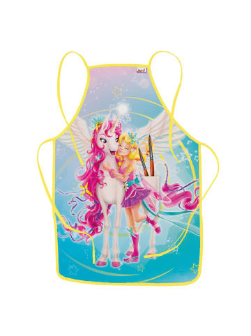 Kinderschürze mit Bauchtasche Magisches Einhorn in Bunt