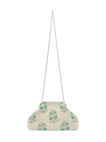 myMo at night Women Clutch in Beige Green