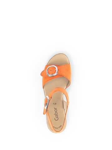 Gabor Fashion Plateau Sandale in orange