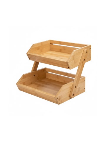 relaxdays Obst Etagere in Natur
