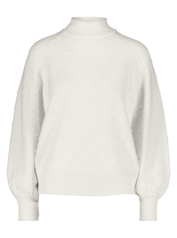 Zero  Pullover mit Punktestickerei in Offwhite