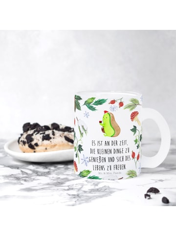 Mr. & Mrs. Panda Glas null null mit Spruch in Transparent