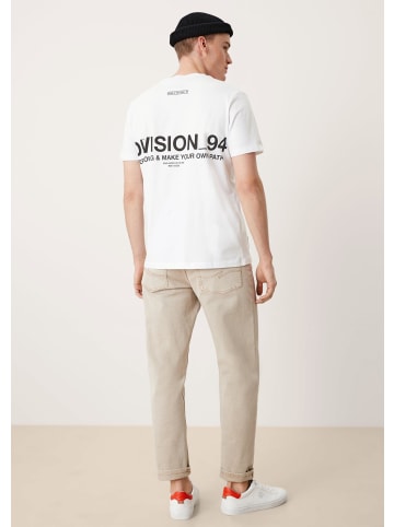 QS T-Shirt in 01D0_weiß