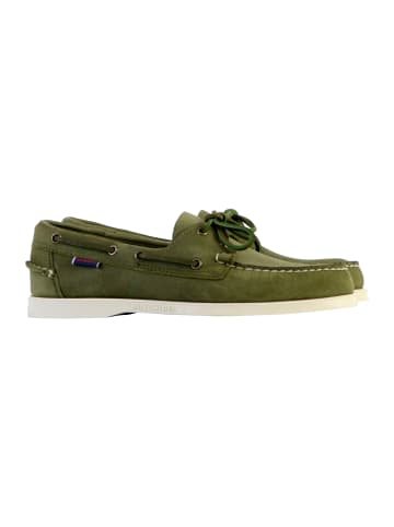 Sebago Sebago Portland Crazy – Niedriger Leder-Mokassin Grün