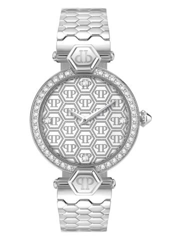 Philipp Plein Analoguhr für Damen in silber