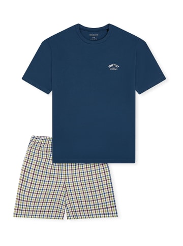 Schiesser Pyjama Nightwear in Atlantikblau