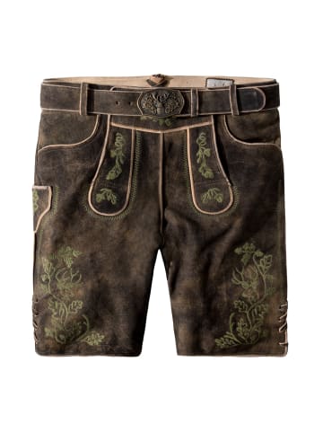 Stockerpoint Lederhose Edgar in dunkelbraun