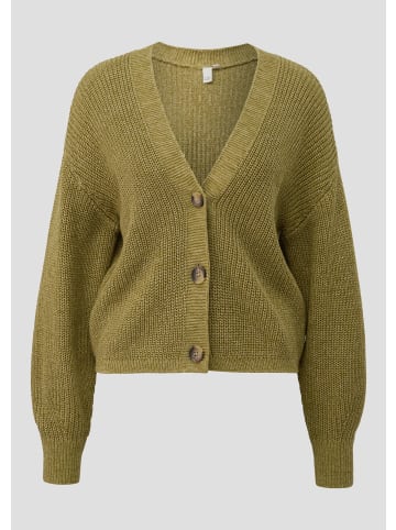 QS Strickjacke in 75W0_grün