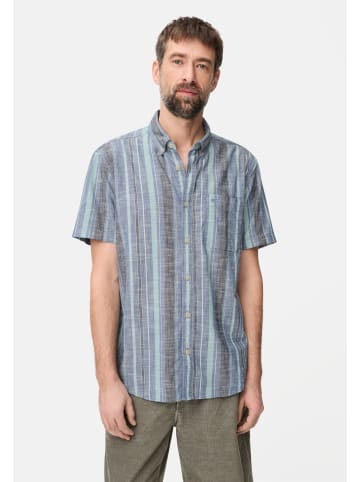 Camel Active Karohemd aus reiner Baumwolle in Indigoblau