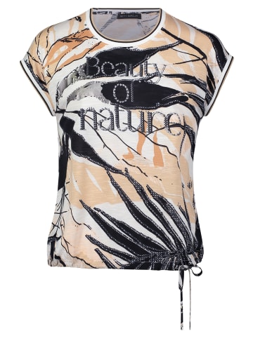 Betty Barclay Printshirt mit Tunnelzug in Schwarz/Braun