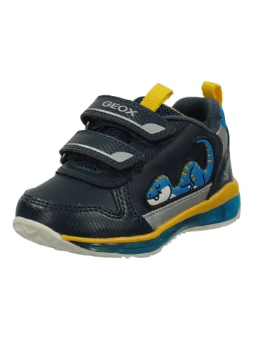 Geox Sneaker in Navy/Gelb