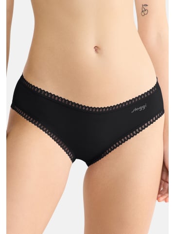 Sloggi Hipster GO Crush in Schwarz / creme / braun