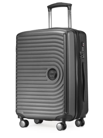 Hauptstadtkoffer Mitte - Kofferset 3 Trolleys Erweiterung Hartschale Gepäck-Set in Graphite