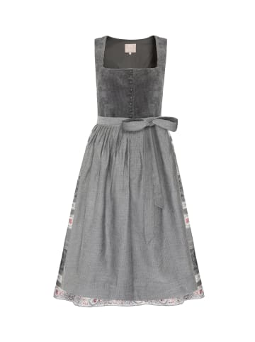 Berwin Dirndl mit Cord-Oberteil und Jacquardrock