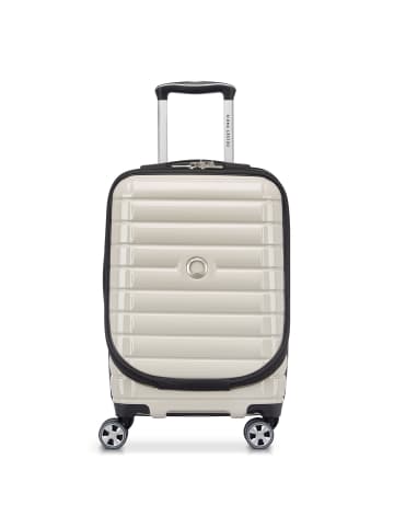 Delsey Shadow 5.0 4-Rollen Kabinentrolley 55 cm Laptopfach mit Dehnfalte in elfenbein