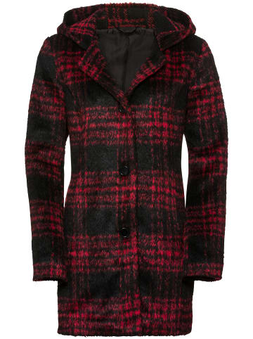 Sieh an! Jacke in schwarz-rot-kariert