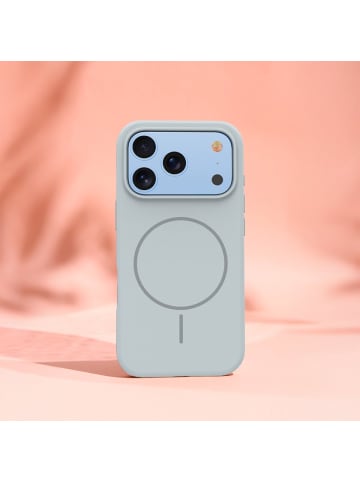 COFI 1453 TFO Silicone Thin Mag kompatibel mit Apple iPhone 18 Pro und in Silber